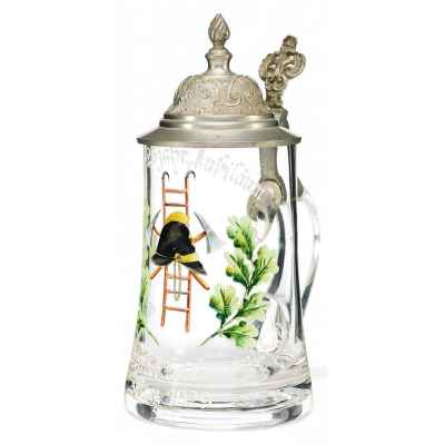 Пивная кружка с рисунком в виде дубовых венков Германия 1920-гг