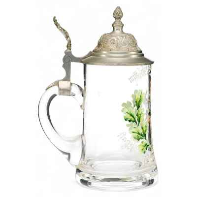 Пивная кружка с рисунком в виде дубовых венков Германия 1920-гг