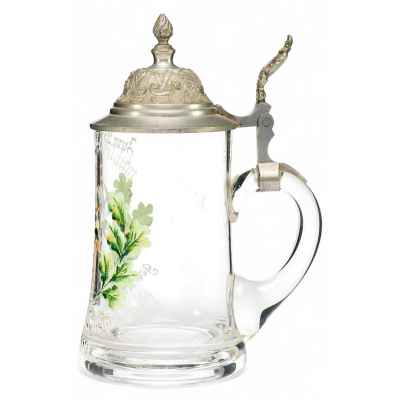 Пивная кружка с рисунком в виде дубовых венков Германия 1920-гг