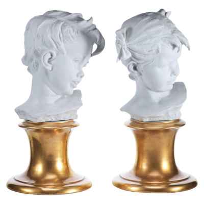 Парные скульптуры «Дети» Неаполь, Италия Начало XX века