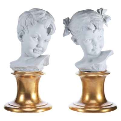 Парные скульптуры «Дети» Неаполь, Италия Начало XX века