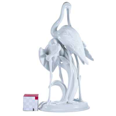 Скульптура «Две цапли» Херенд, Венгрия конец 1950-х -1960-гг