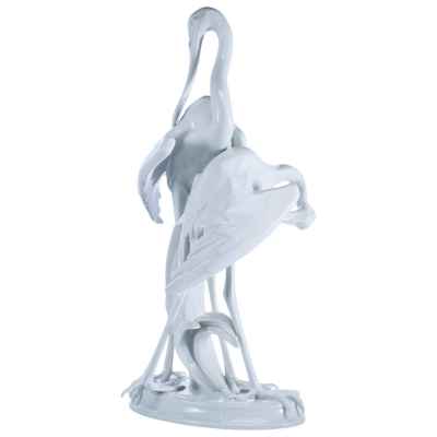 Скульптура «Две цапли» Херенд, Венгрия конец 1950-х -1960-гг