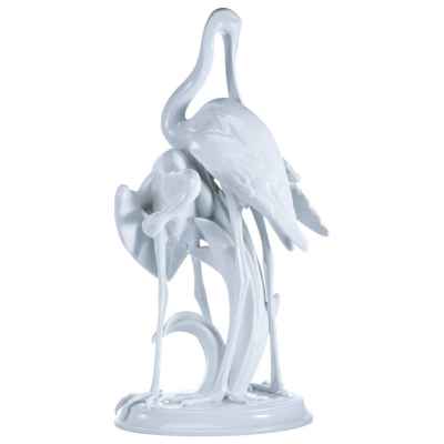 Скульптура «Две цапли» Херенд, Венгрия конец 1950-х -1960-гг