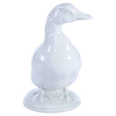 Скульптура Белый селезень фарфор, Мейсен (Meissen) Германия 1955 г. Н-13,5 см. Мейсен, Германия. Дизайнер: Эрих Оме 1955