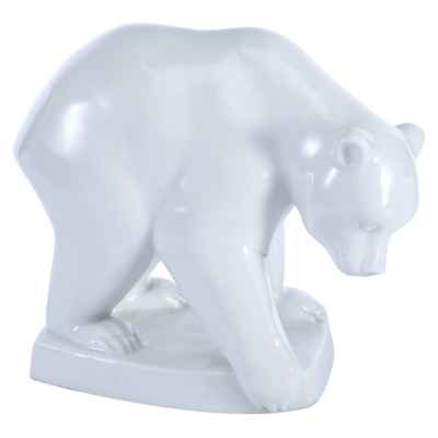 Скульптура Медведь фарфор, Мейсен (Meissen) Германия 1947-73 гг. Н-10,5 см. Мейсен, Германия 1947-1973 гг