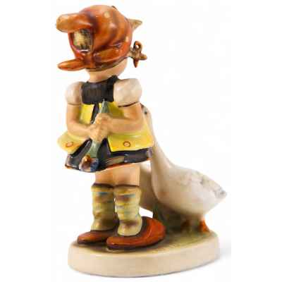 Скульптура «Девочка и два гуся» Германия. Гебель. 1950-1956 гг