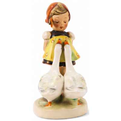 Скульптура «Девочка и два гуся» Германия. Гебель. 1950-1956 гг