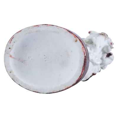 Скульптура Болонка фарфор, Гарднер кон. XIX в. Российская Империя Н-7,6 см. Завод Гарднера Конец XIX века