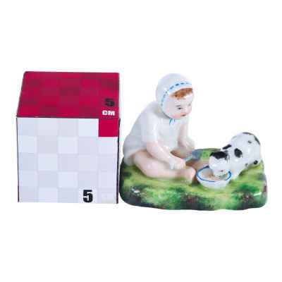 Девочка, кормящая кошку Ходов (Ходау), Австро-Венгрия 1845-1872 гг