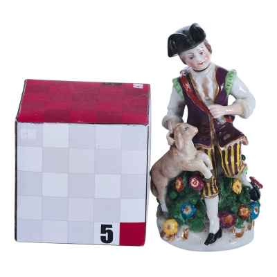 Скульптура-флакон «Мальчик с ягненком» Европа XX век