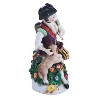 Скульптура-флакон «Мальчик с ягненком» Европа XX век