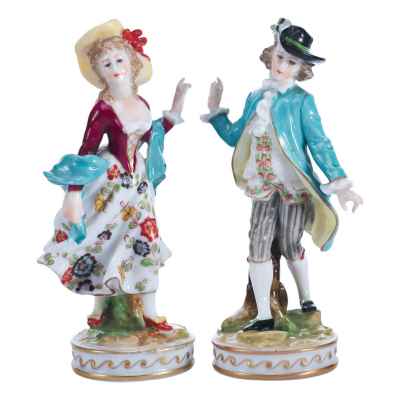 Парная скульптура «Галантная пара» Потсшаппелъ, Германия вления: конец XIX века