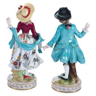 Парная скульптура «Галантная пара» Потсшаппелъ, Германия вления: конец XIX века