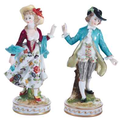 Парная скульптура «Галантная пара» Потсшаппелъ, Германия вления: конец XIX века