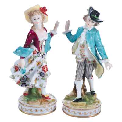 Парная скульптура «Галантная пара» Потсшаппелъ, Германия вления: конец XIX века