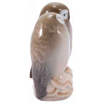 Скульптура Совята фарфор Royal Copenhagen Копенгаген Дания 1990-96 гг. Н-8,6 см. Копенгаген, Дания 1990-1994 гг