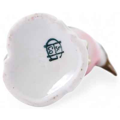 Скульптура Птица на ветке фарфор, Гатер Холл (Gater Hall & Со) Великобритания 1905-43 гг. 10,9 см. Фабрика Gater Hall & Со (Великобритания) 1905-1943 гг