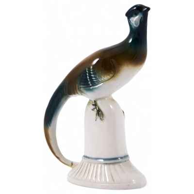 Скульптура Фазан фарфор, Германия (?) ХХ в. Н-12,7 см. Германия (?) XX век