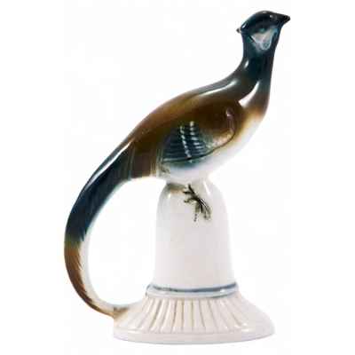 Скульптура Фазан фарфор, Германия (?) ХХ в. Н-12,7 см. Германия (?) XX век