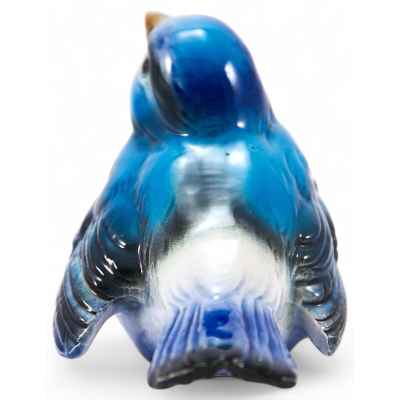 Скульптура Воробей фаянс Гебель (Goebel) Германия 1970-е г. 10,3x6,4 см. Германия 1970-егг