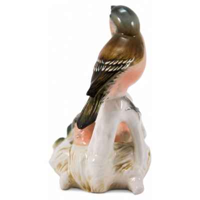 Скульптура Зяблик у гнезда Karl Ens Н-14,8 см. Фолькштадт, Германия. после 1945 г