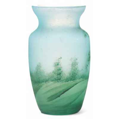 Ваза в стиле модерн. Фабрика художественного стекла Эмиля Галле. Европа Начало XX века