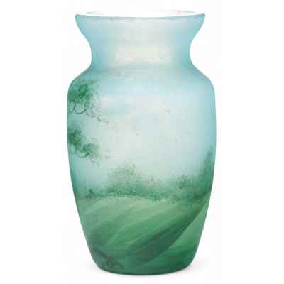 Ваза в стиле модерн. Фабрика художественного стекла Эмиля Галле. Европа Начало XX века