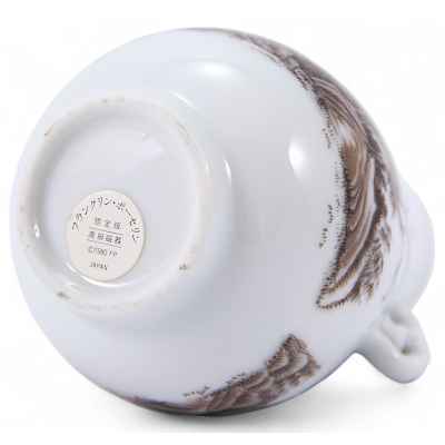 Декоративная ваза «Японский пейзаж» Япония около 1980-х гг