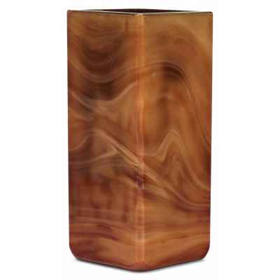 Ваза Еловые шишки модерн стекло, Josef Riedel Богемия 1900-20 гг. 9.3х4 см. Европа первая четверть ХХ века