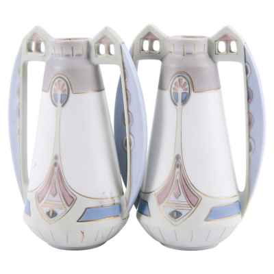 Парные вазы Германия Тюрингия, Германия 1905-1937 гг