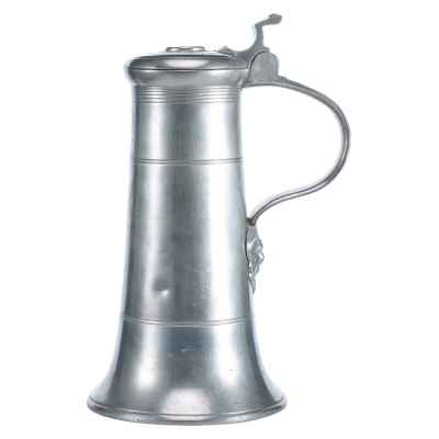 Пивная кружка олово, Georg Hehtz Зальцбург 1634-63 гг. Н-28 см. Зальцбург, Германия 1634-63 гг