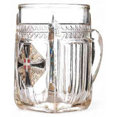 Пивная кружка с изображением орла Богемия последняя четверть XIX— начало XX вв