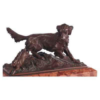 Скульптура «Сеттер на охоте» Европа четверть XX века