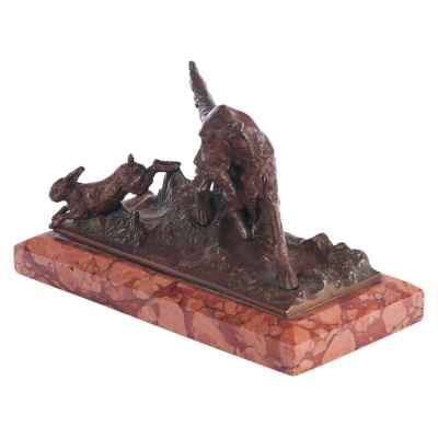 Скульптура «Сеттер на охоте» Европа четверть XX века