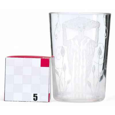 Стакан с рисунком по мотивам Г.Климта Богемия 1930-гг