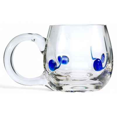 Кружка с рисунком Богемия втор. пол. ХХ в. 0,3 л. 8,8x14,5x8,6 см. Богемия Вторая четверть XX века