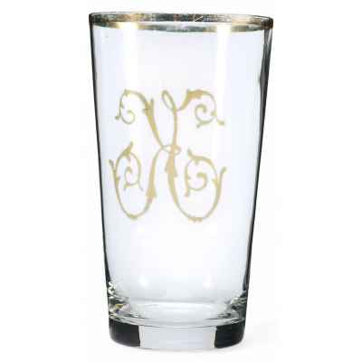 Стакан с монограммой «К» Богемия Начало XX века