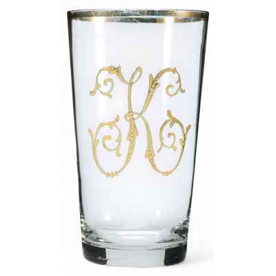 Стакан с монограммой «К» Богемия Начало XX века