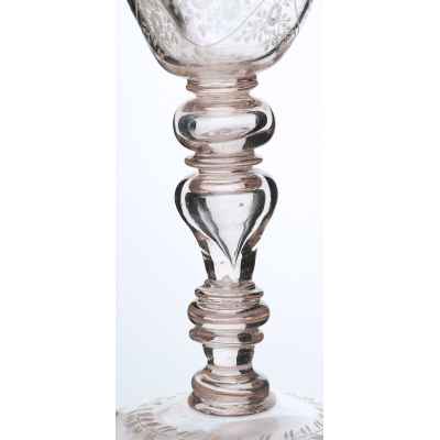 Кубок с женским портретом. Богемия 1760-гг