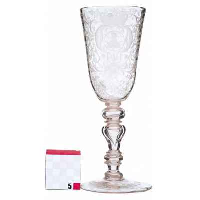 Кубок с женским портретом. Богемия 1760-гг