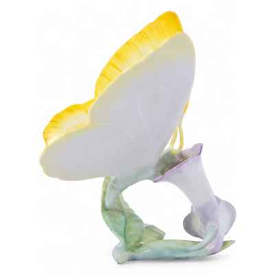 Скульптура «Бабочка на цветке» клеймо фарфоровой фабрики (Herend) Херенд, Венгрия 1960-1986 гг