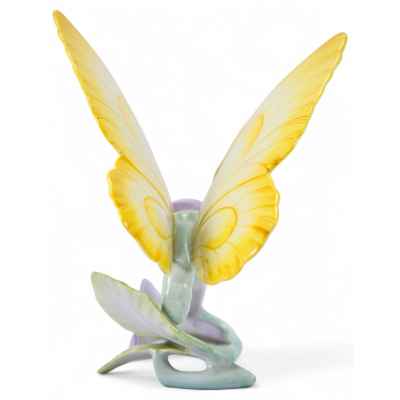 Скульптура «Бабочка на цветке» клеймо фарфоровой фабрики (Herend) Херенд, Венгрия 1960-1986 гг
