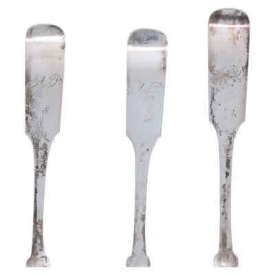 Набор чайных ложек серебро 800 пр. 88 гр. Германия после 1870-е гг. Германия первая половина 1870-х гг