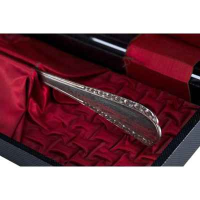 Салатная ложка в оригинальном футляре серебро 800 пр. 69 гр. Германия кон. XIX в. Германия Начало XX века