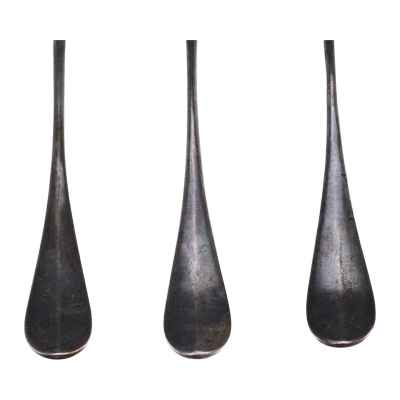 Набор чайных ложек серебро 800 пр. 117 гр. Австрия 1872-1922 гг. Австро-Венгрия последняя четверть XIX - начало XX вв