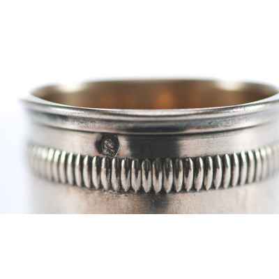 Набор стопок Ампир серебро L&F Франция сер. XIX в. Н-3,8 см. 47 гр. Франция конец XIX- начало XX вв