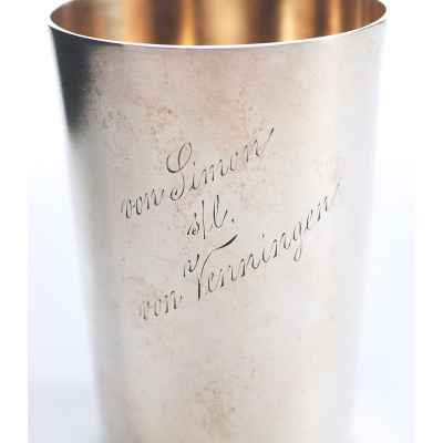 Памятные геральдические стопки германия кон. XIX в. Н-7,2 см. 131 гр. Ганновер, Германия после 1888 г