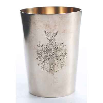 Памятные геральдические стопки германия кон. XIX в. Н-7,2 см. 131 гр. Ганновер, Германия после 1888 г