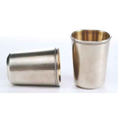 Парные стопки серебро 875 пр. Эду г. Тарту 1963-65 гг. 4,8x3,7 см. 63 гр. Промкомбинат “Эду” г. Тарту 1963 — 1965 гг